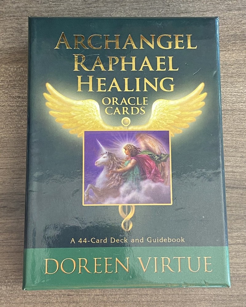 Authentic Archangel Raphael Healing Oracle 44 Cards & Guidebook