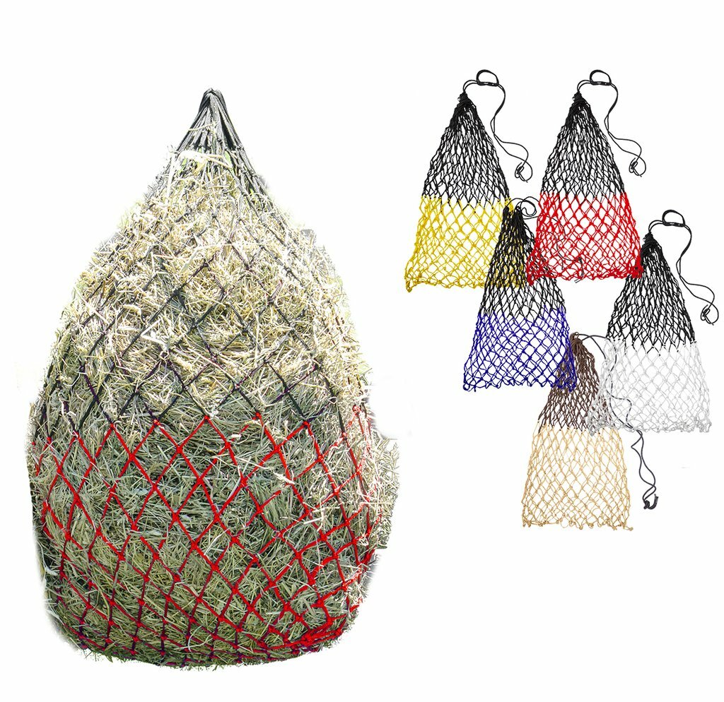 Derby Originals 42” Slow Feeder Soft Mesh Hanging Hay Net Lot of  2 for Horses