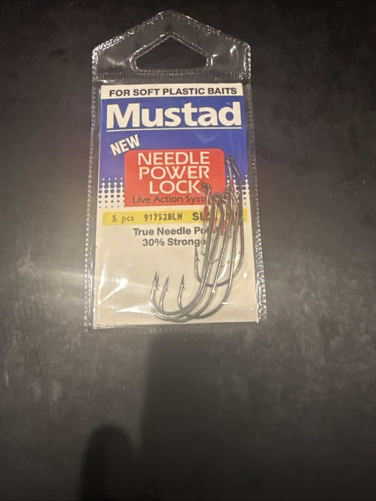 Mustad Ref 91752BLN Needle Power Lock Size 3/0 P Per Pack