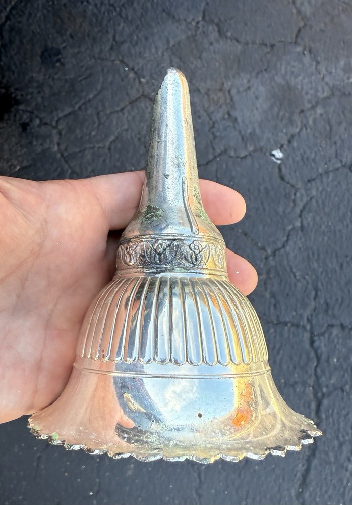 VINTAGE Silver Plate Wine Funnel