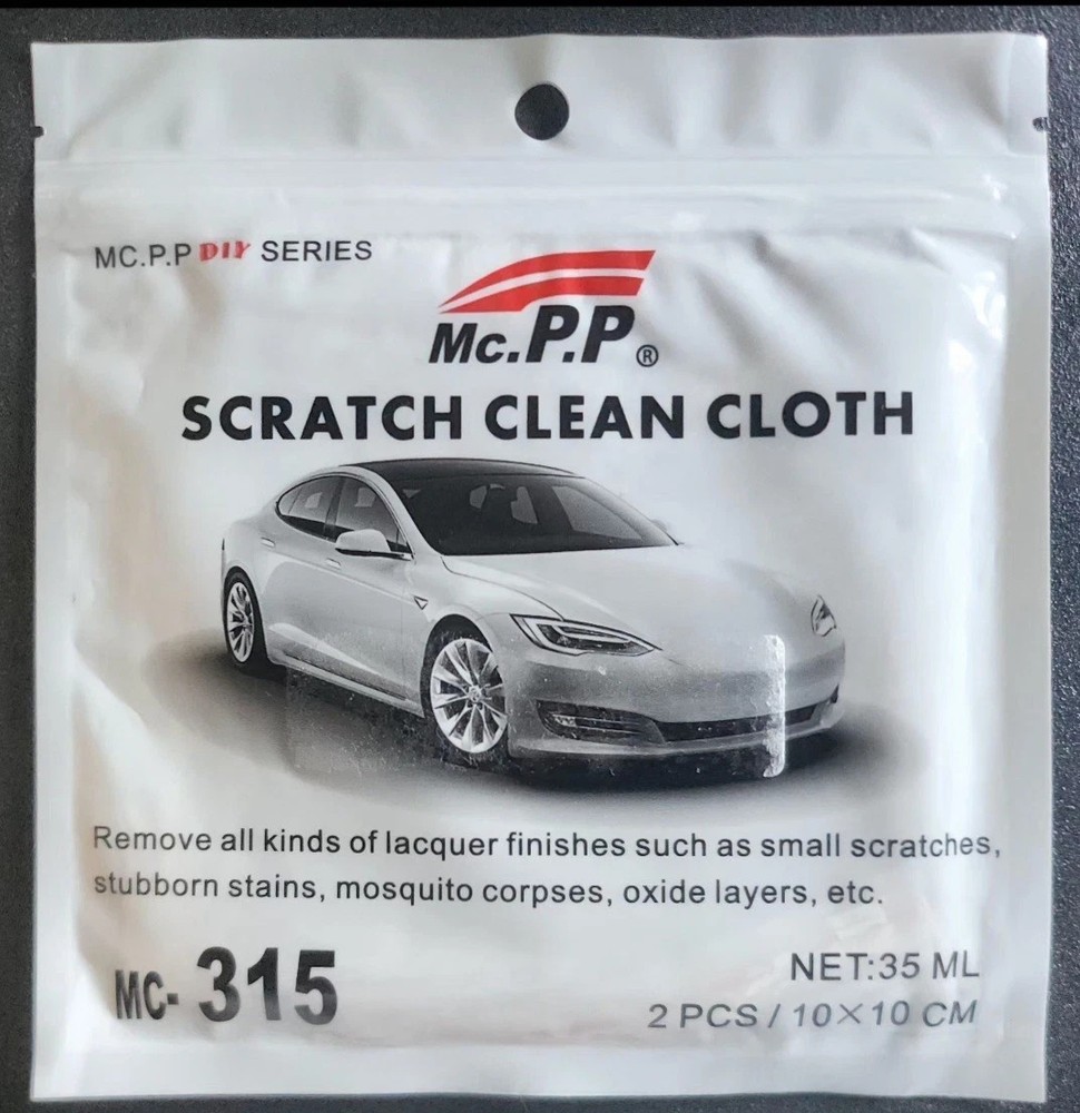 MC PP BEST SCRATCH CLEAN CLOTH 2PC 10X10 CM  LAST ONE