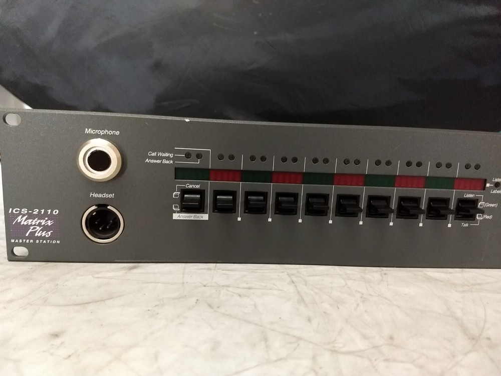 Clear-Com Intercom Systems ICS-2110 Matrix Plus Master Station