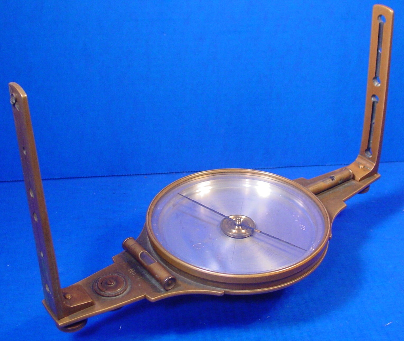 1868 Gurley Plain Compass w/Orig. Box - Large Early Example