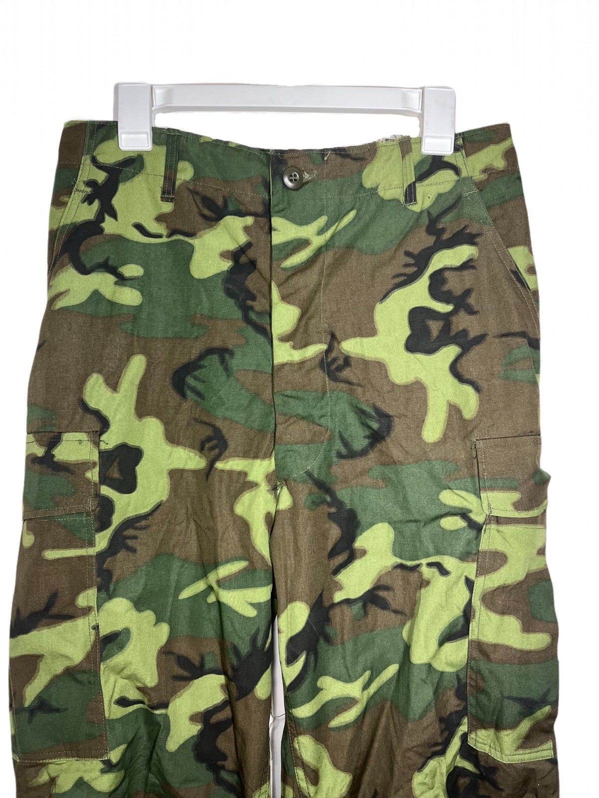 EXC Vintage Vietnam War Poplin Non Ripstop ERDL Jungle Pants 1967 Medium