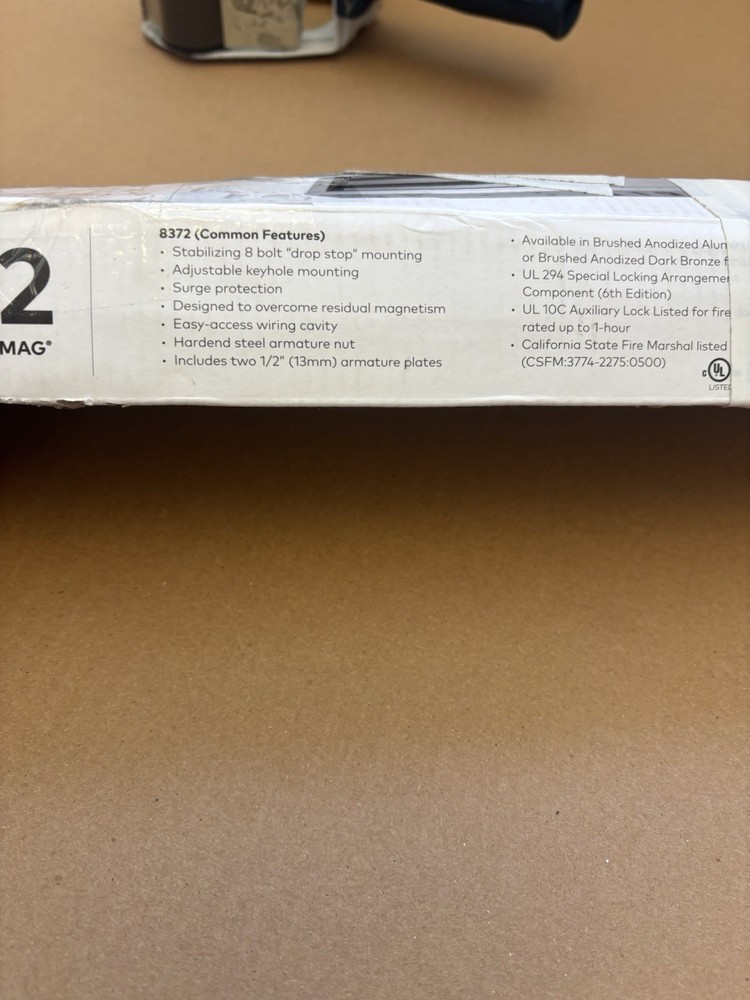 Dormakaba 8372 x 28 Electromagnetic Lock Surface Mount Double Outswing ￼