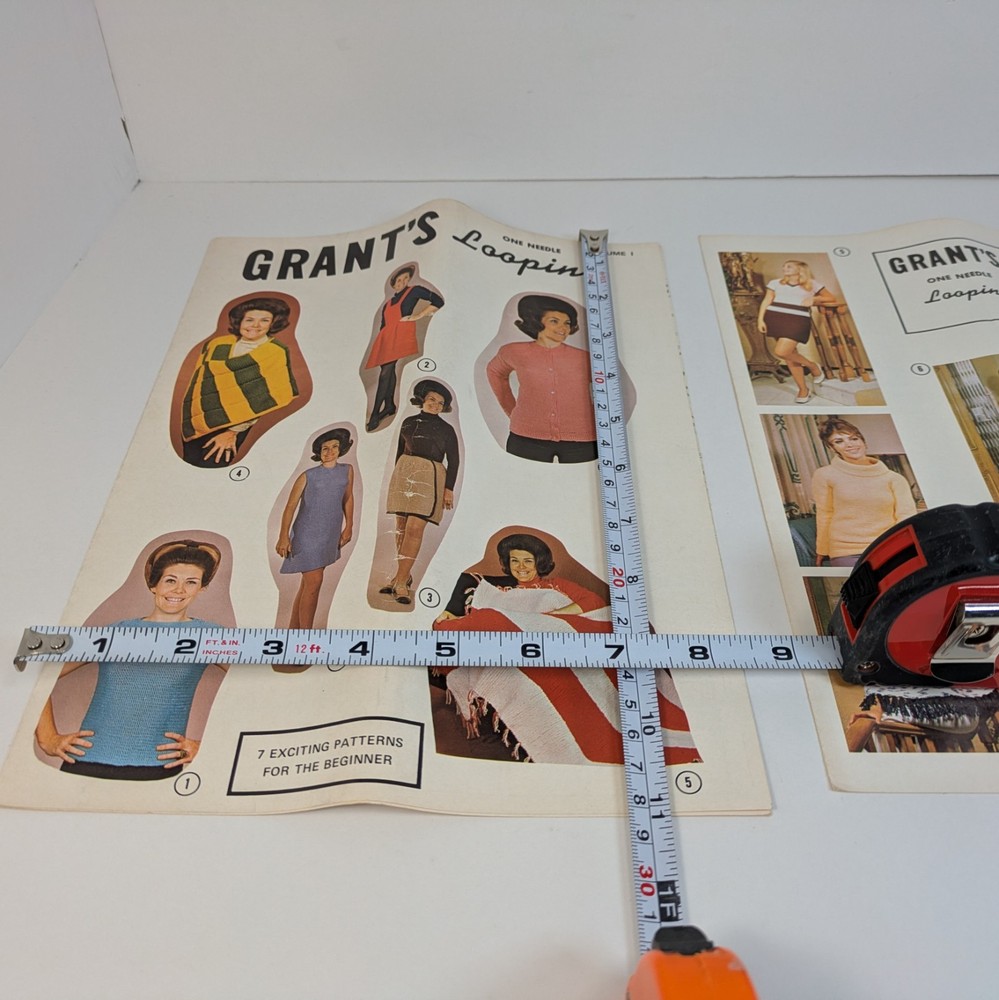 Grants One Needle Looping Vol 1 & 2 1970 Looping Patterns