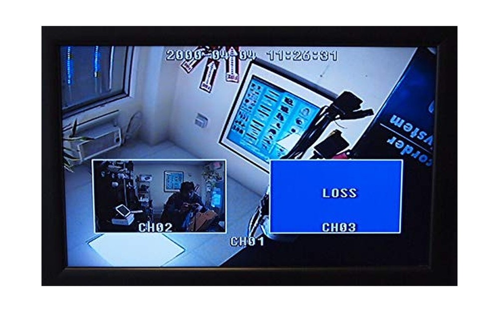 Evertech 8 Channel Analog CCTV Video Multiplexer Color Quad Processor Screen ...