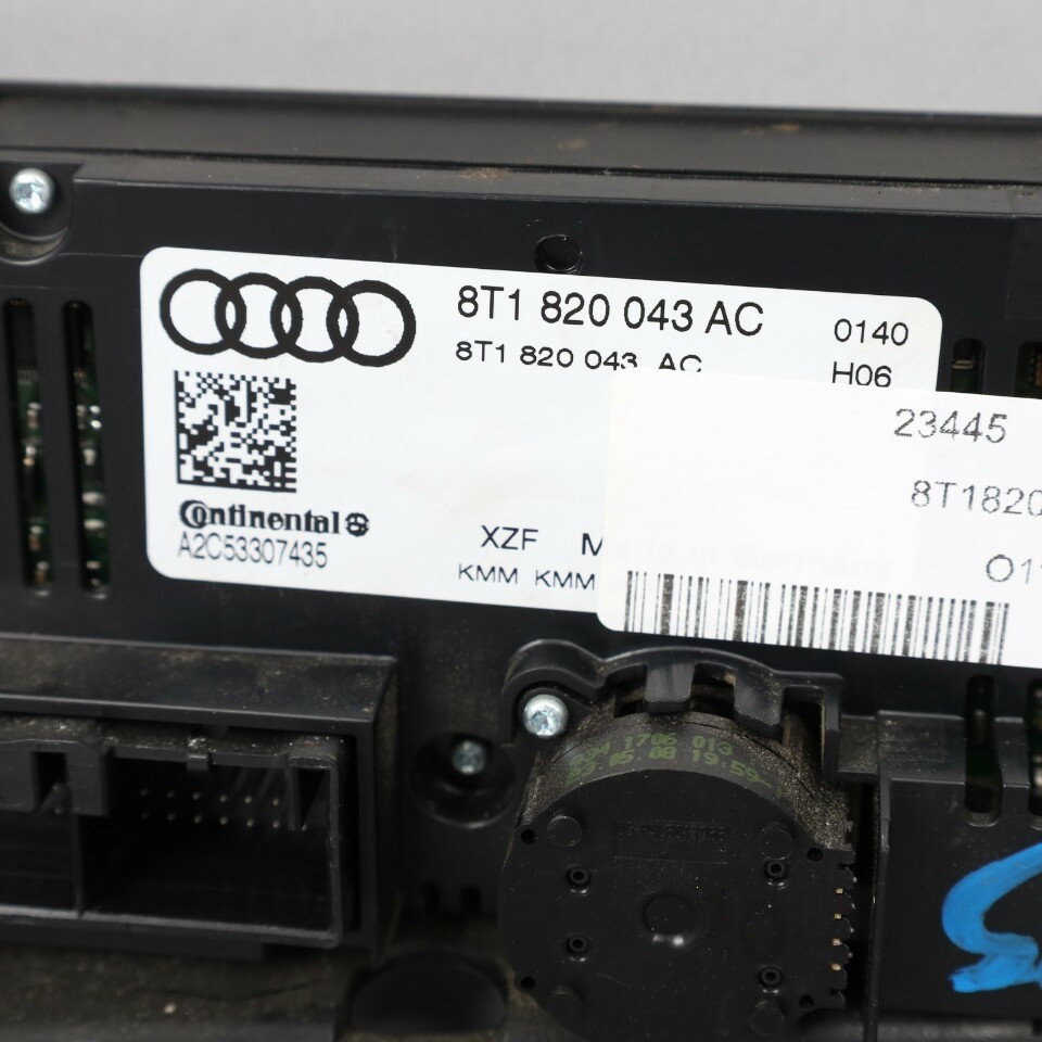 2009-2010 Audi A4 A5 S4 S5 Climate Temperature Control Panel OEM