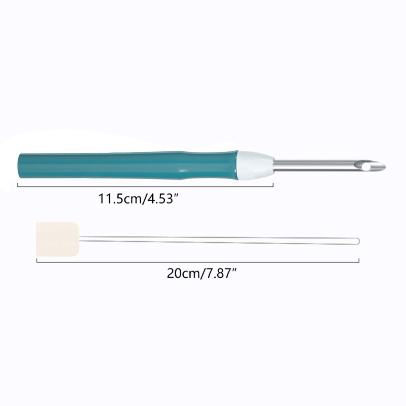Knitting Embroidery Punch Threader Needle Pen Adjustable Sewing Accessories DIY