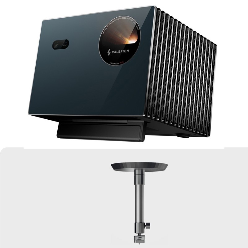 Valerion VisionMaster Pro2 Blue+Ceiling Mount Bundle Triple Laser Projector 4K