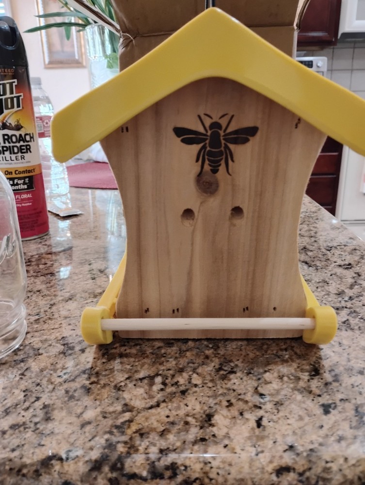 hand made bee traps
