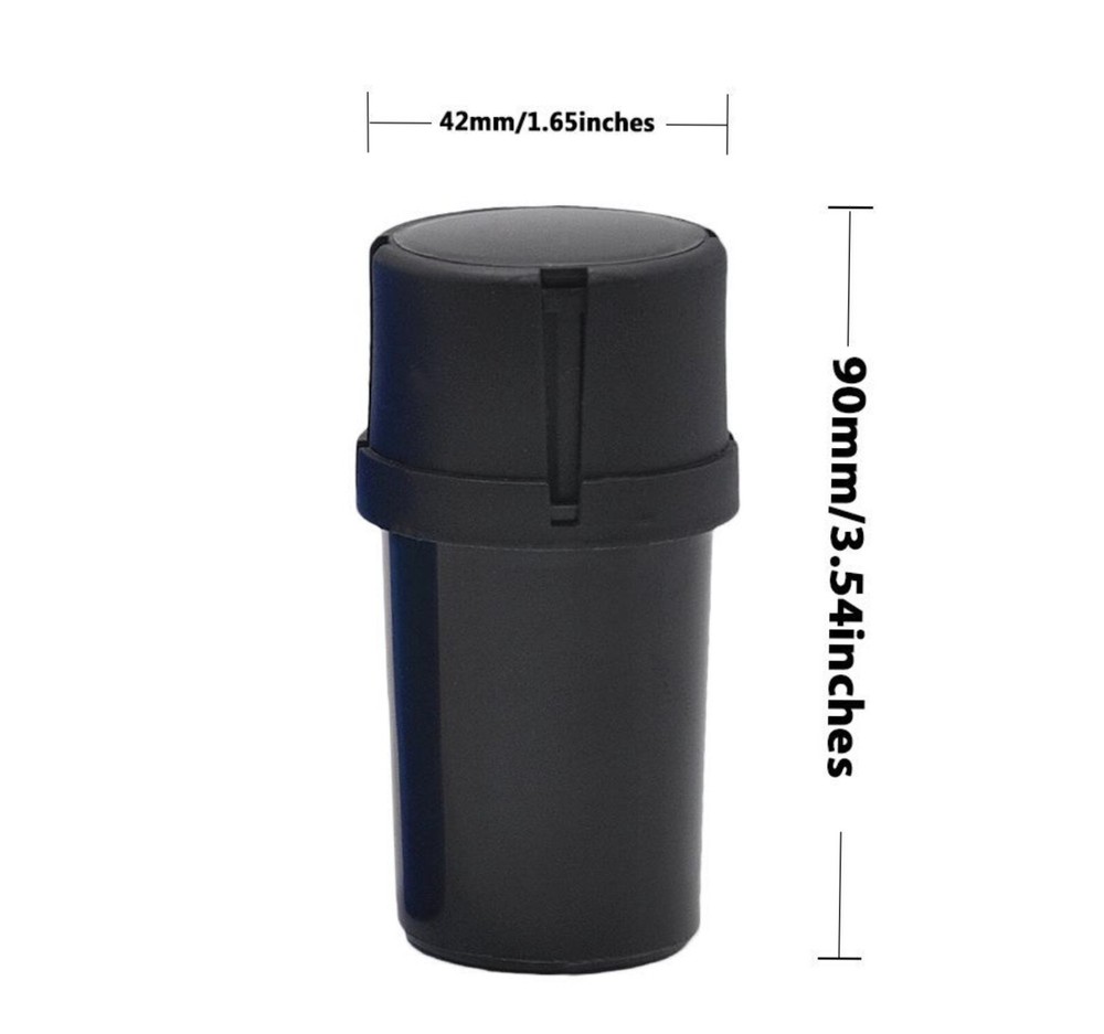 Smell Proof container with grinder  US SELLER SAME DAY SHIP
