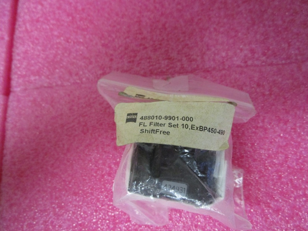 NEW! Zeiss Microscope Filter Set 10 Shift Free 488010-9901 / 424931