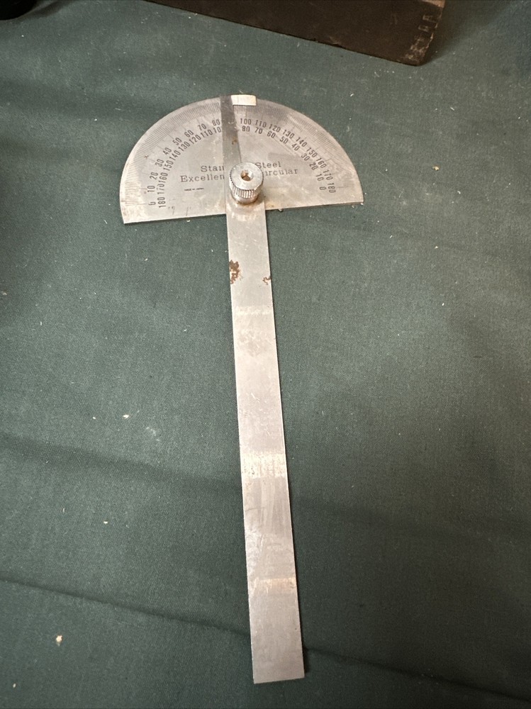 Stainless Steel Excellent Semicircular Protractor