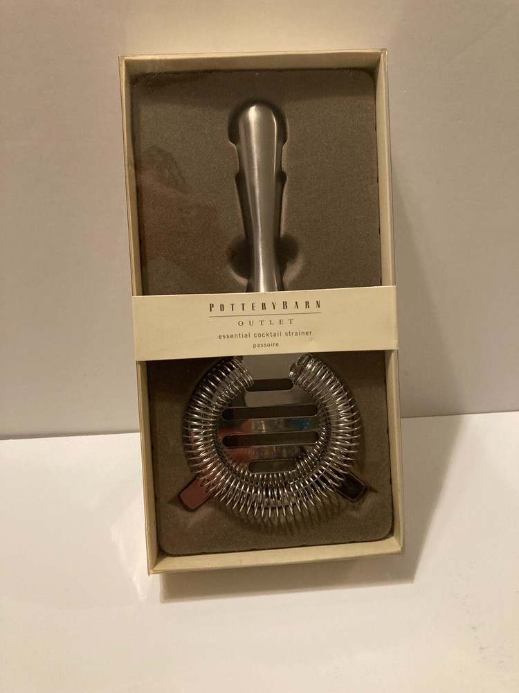 NEW Pottery Barn Essential Cocktail Strainer 8" Long