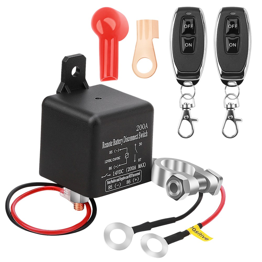 Car Battery Switch Disconnect Power Kill Master Isolator Cut Off Remote Control