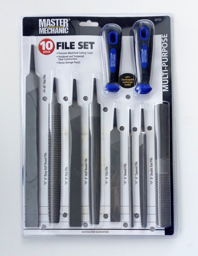 Master Mechanic 10-Pc. File Set with Pouch - 527721