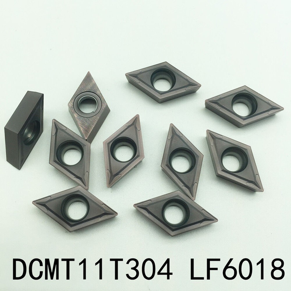 Industry Carbide Inserts Insert 10pcs/box Accessories DCMT11T304 LF6018