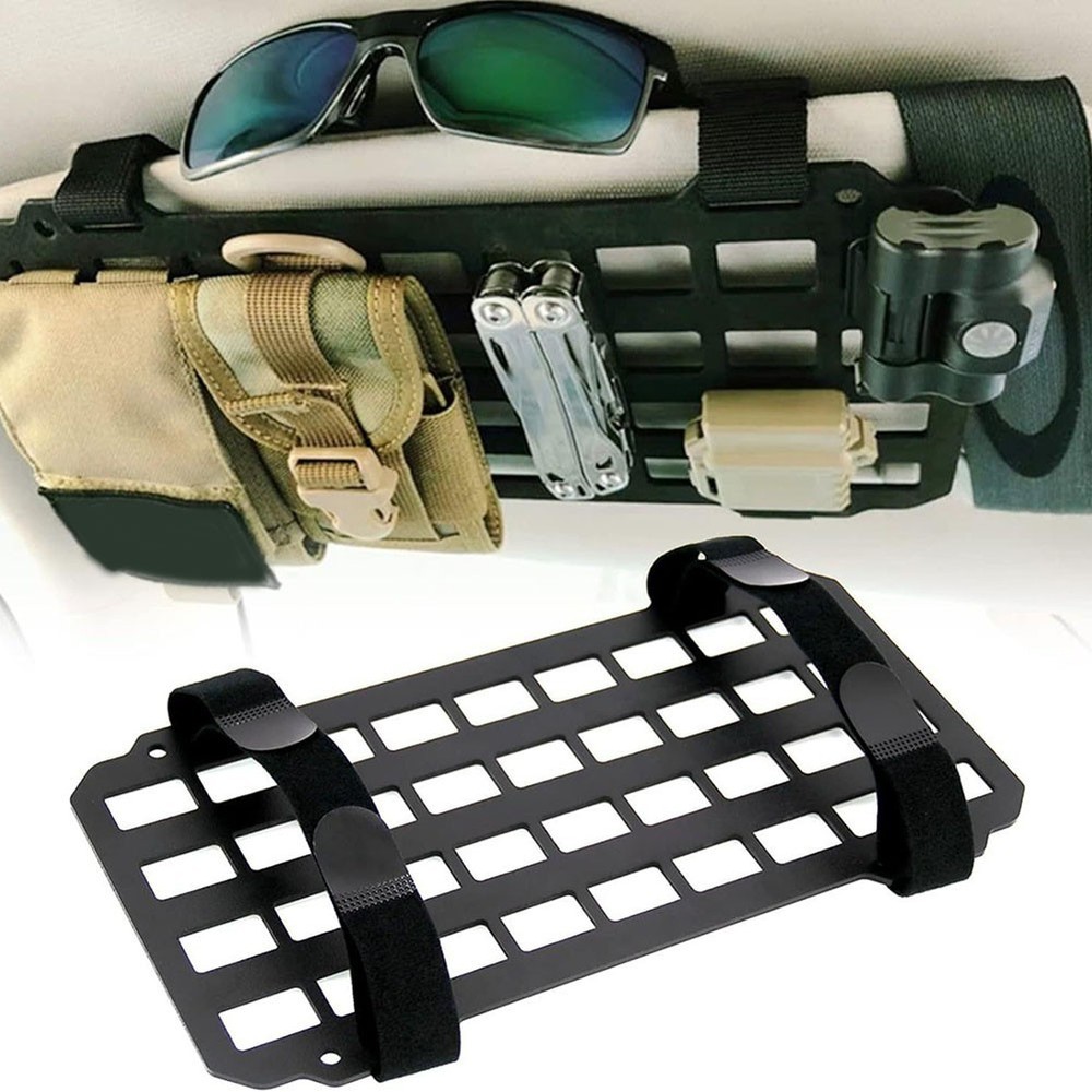 Lightweight Molle Organizer for Car Sun Visor and For Backpack Accessories