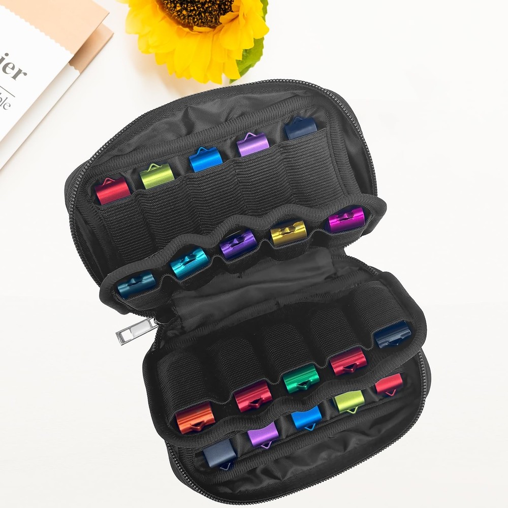 WesData USB Flash Drive Storage Case, 20 Slots Electronic