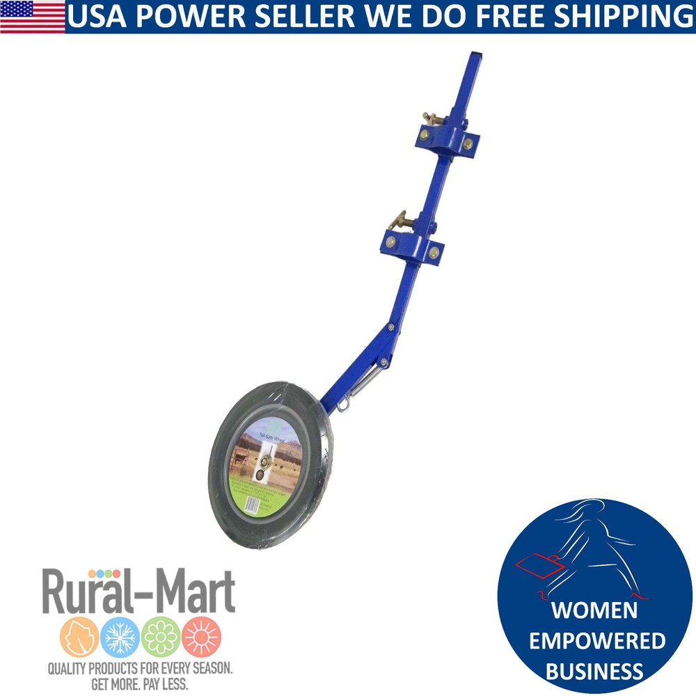 GATE WHEEL w/ Suspension Spring, Tall Adjustable Quality Agralink 77009