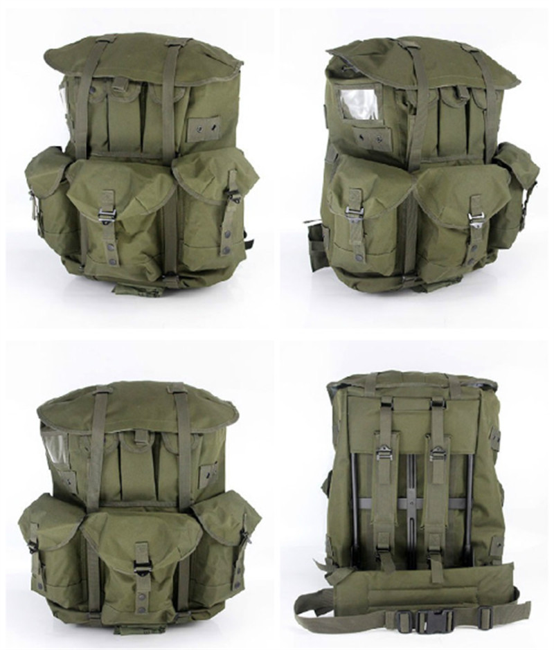 ALICE Field Pack W/ Shoulder Straps Backpack Rucksack Medium LC1 OD Green