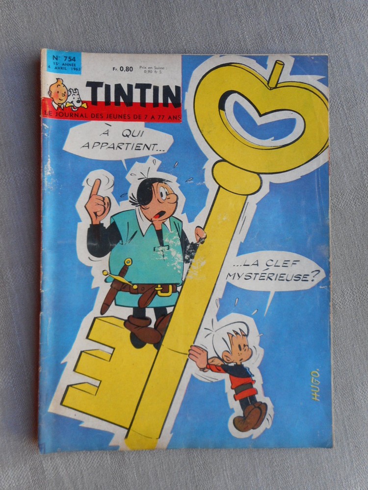 Hebdo Tintin 1St Series No. 754 Correct Condition Without More
