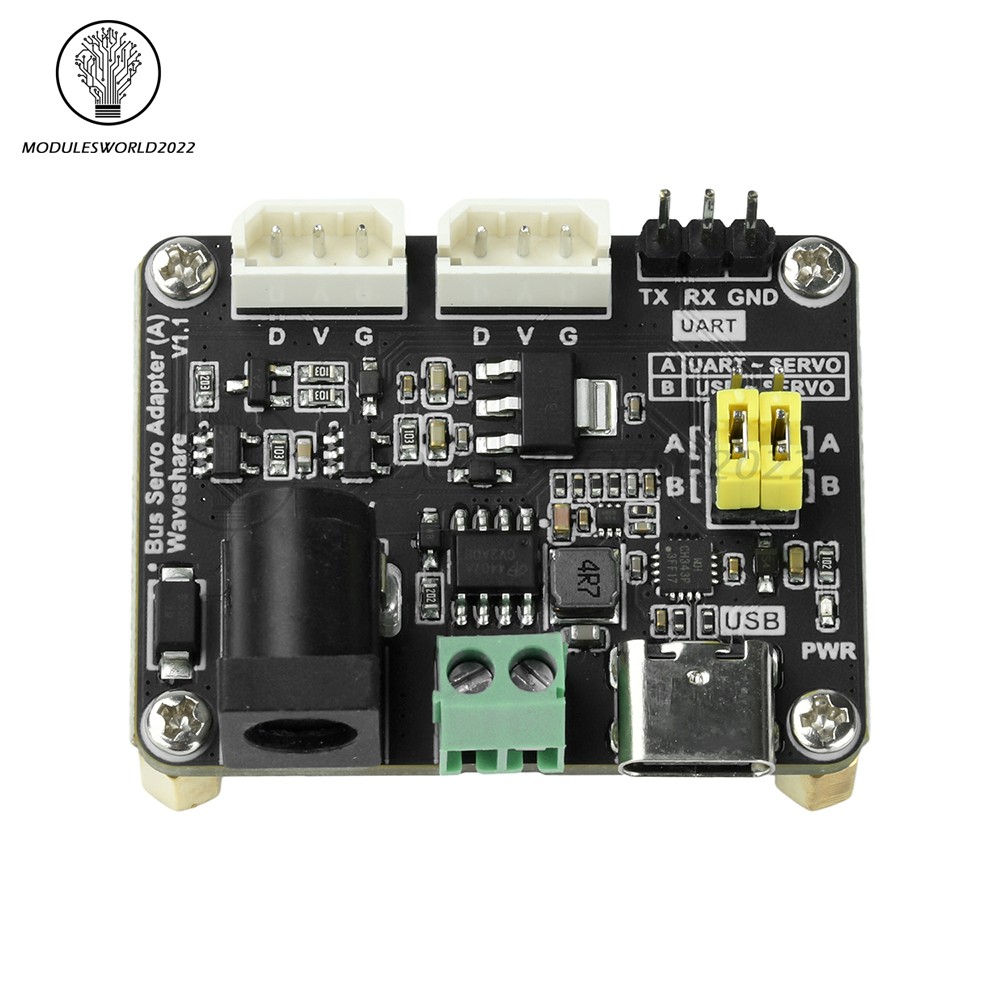 9-12.6V Serial Bus Servo Driver Module for ST/SC Series Robots/Raspberry Pi UART