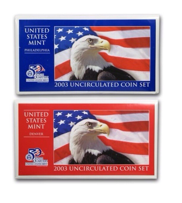 2003 Uncirculated Coin Set U.S Mint Government Packaging OGP COA