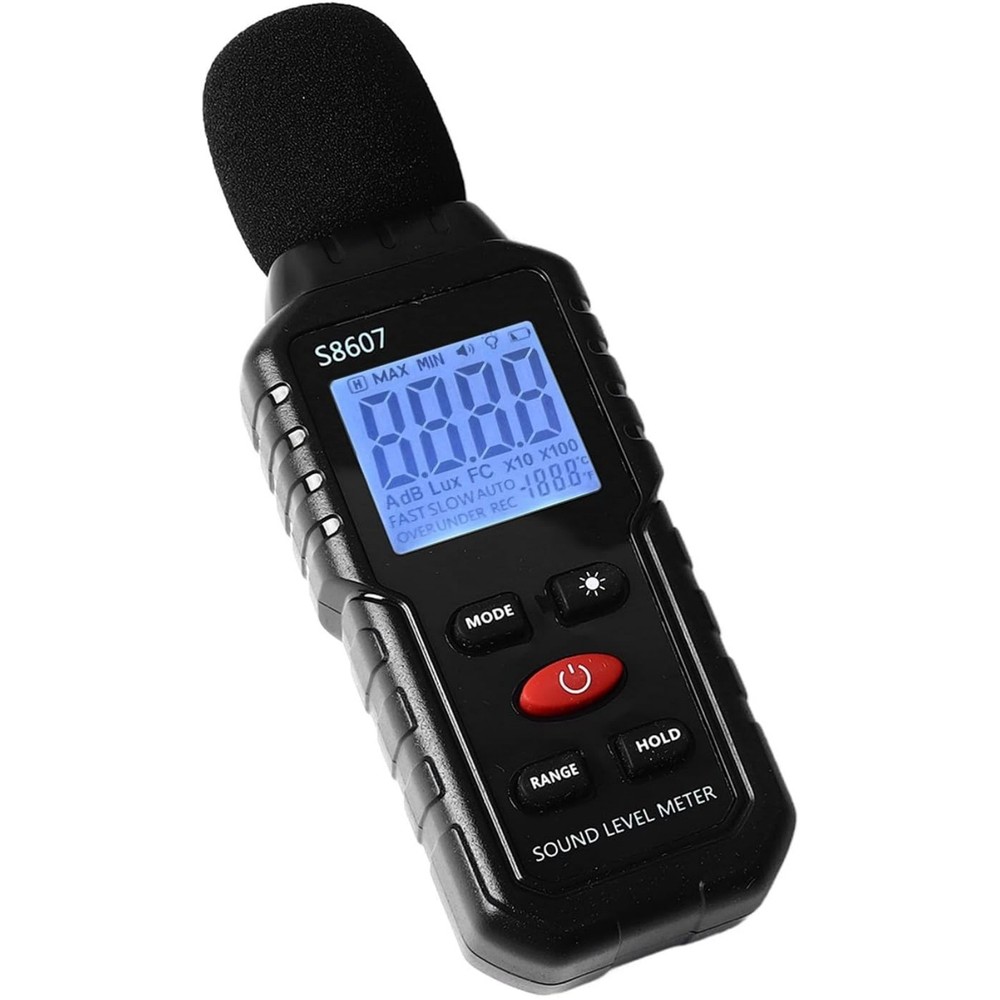 Digital dB Meter Sound Level Measurement Tool 30-130dB with Fast/Slow Response