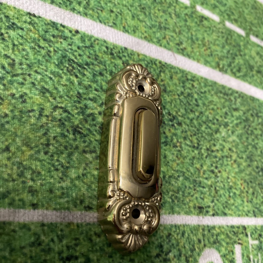 Vintage Brass Doorbell Pushing Push Button