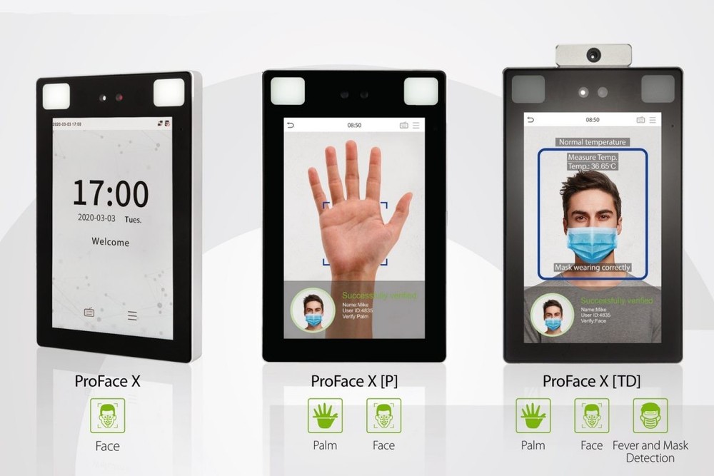 ZKTeco ProFace X [TI] Biometric Control Panel & Keypad Face Palm Recognition