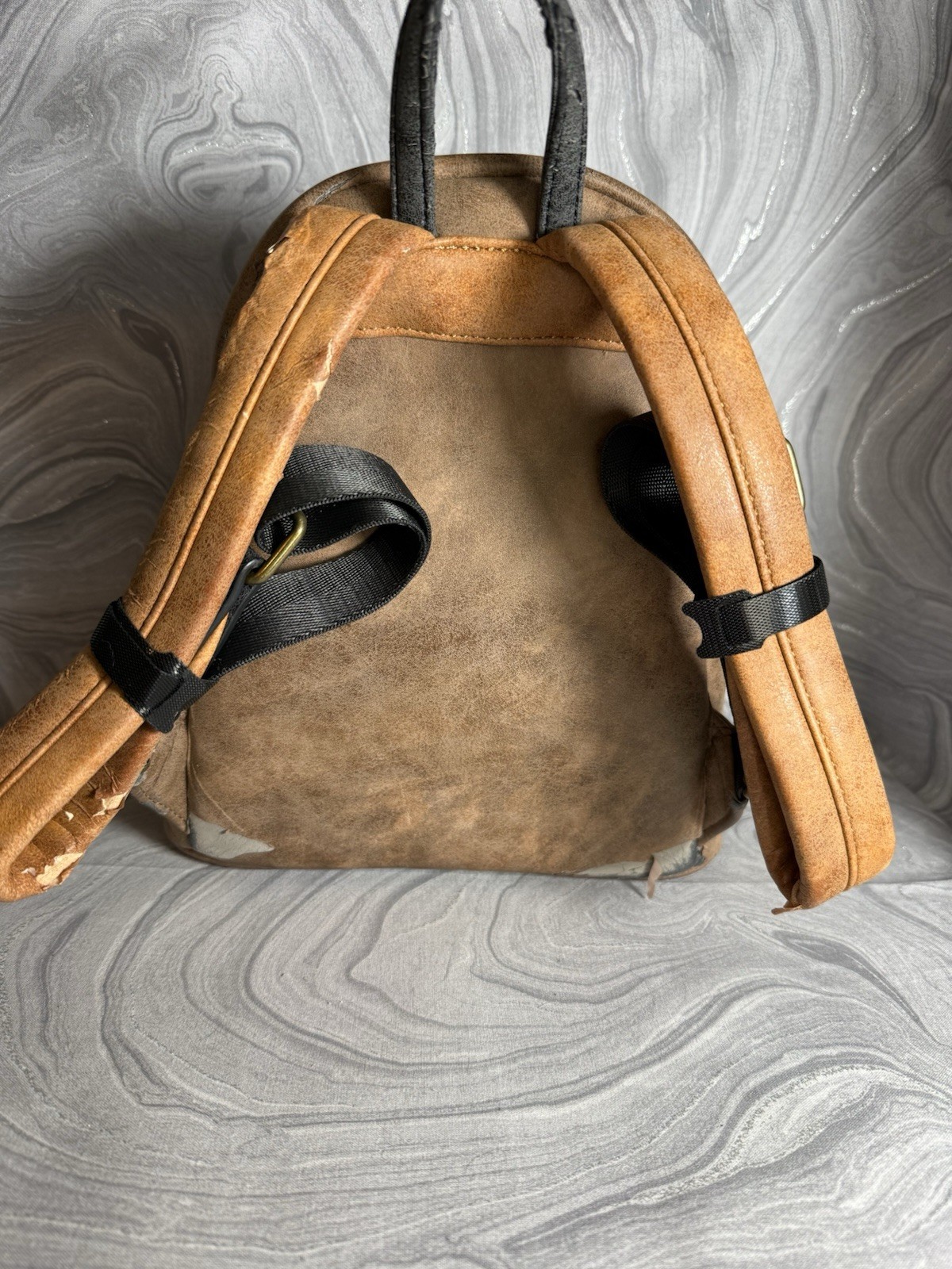 Loungefly Disney Chip And Dale Cosplay Heart Tag Mini Backpack Very Loved - Used