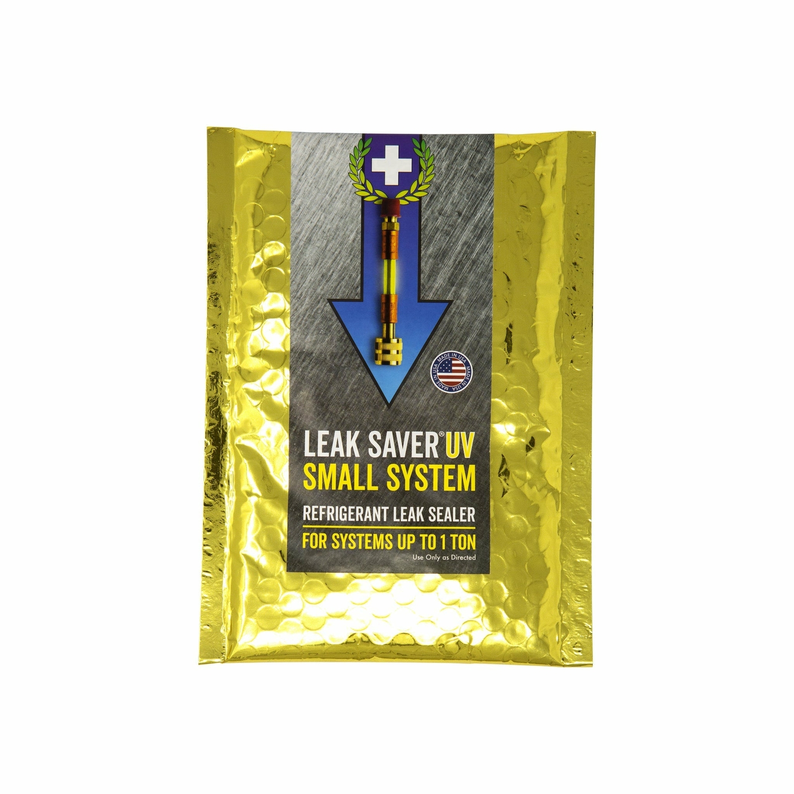 Leak Saver Direct Inject Refrigerant Leak Sealer UV Small System 1 Ton 3 Pack