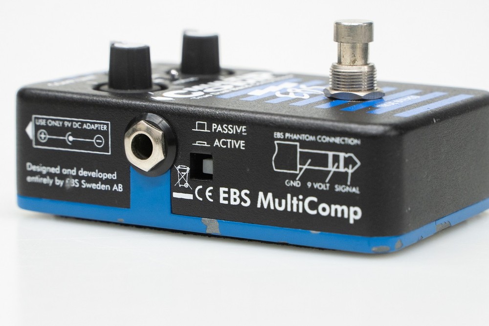 EBS MultiComp Bass Guitar Compressor Pedal Early Model Used