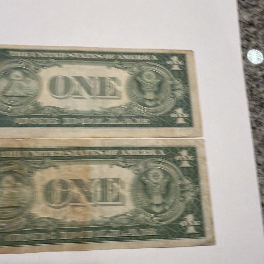 1935 $1 Silver Certificates Fair Shape (2) D310