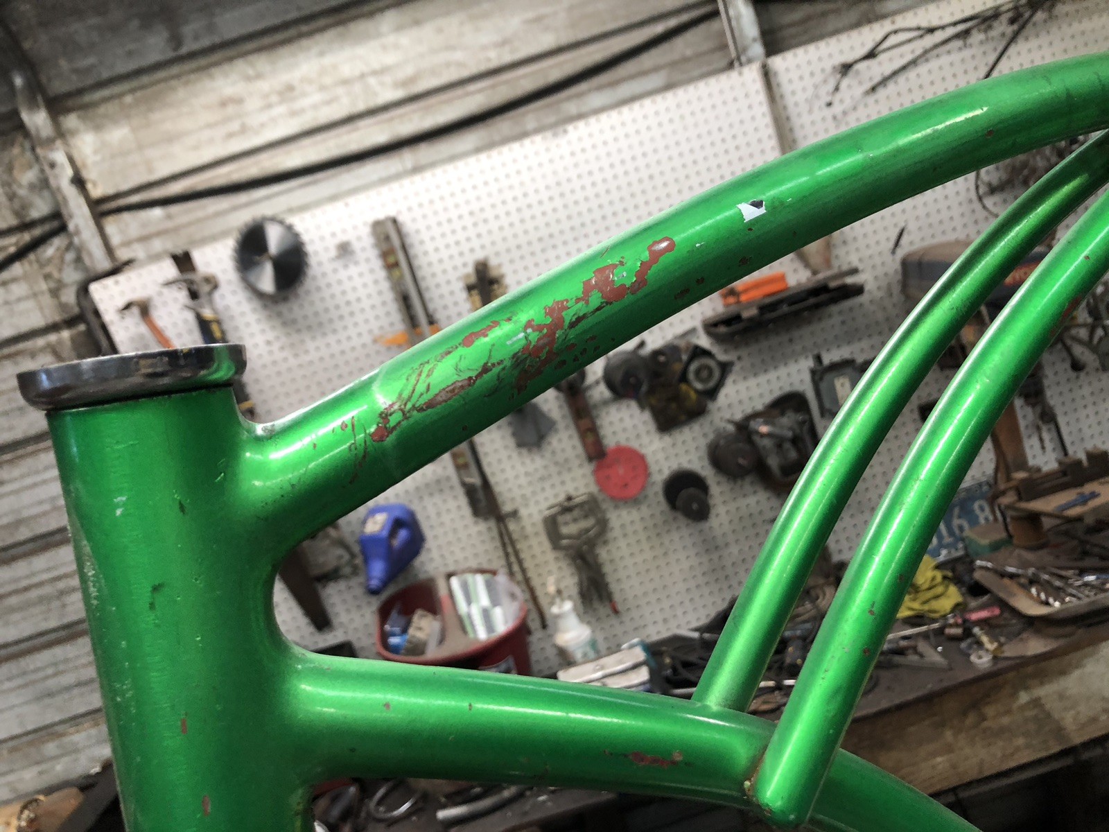 1979 Schwinn 20 inch Coaster frame stingray cantilever Lime Green