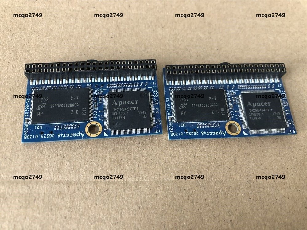 2pcs Apacer 8GB 44-Pin IDE Flash Memory NOTEBOOK DOC DOM FLASH