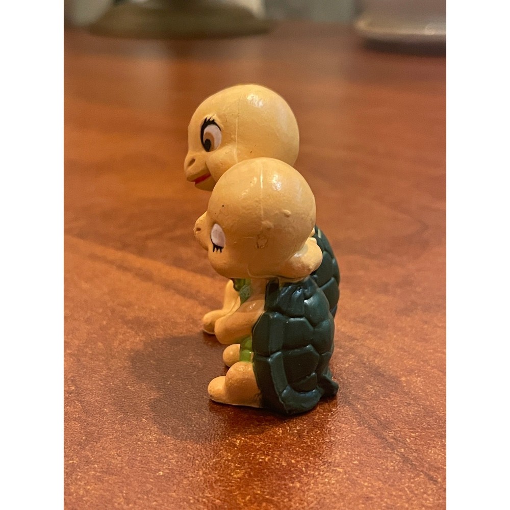 Vintage hard plastic mini turtles - Hallmark