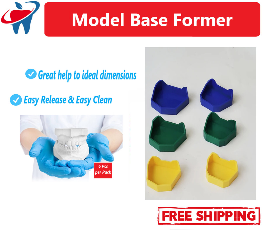 Dental Lab Model Former Kit, Small, Medium, Large - 6/Pk