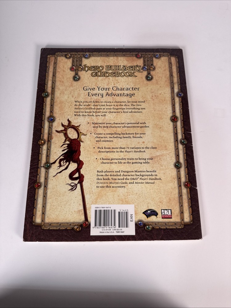 Hero Builders Guidebook - Dungeons & Dragons 3rd Edition / D&D / D20 WOTC