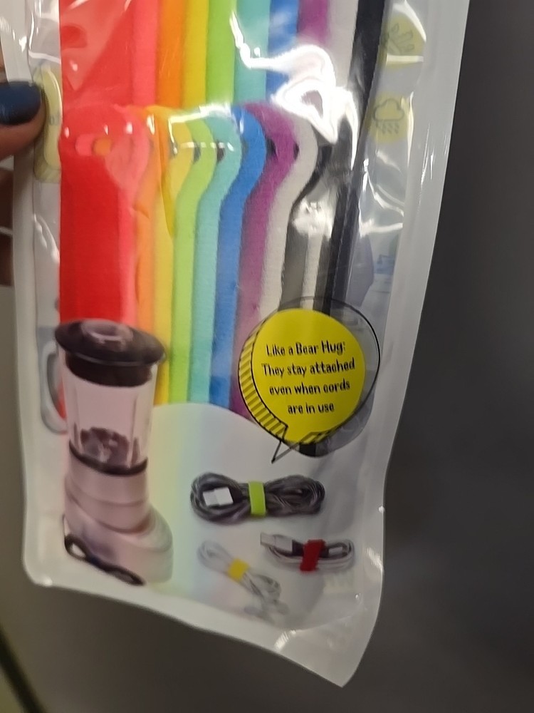 Wrap-It Storage - Self-Gripping Cable Ties (20-Pack) - Multi-Color