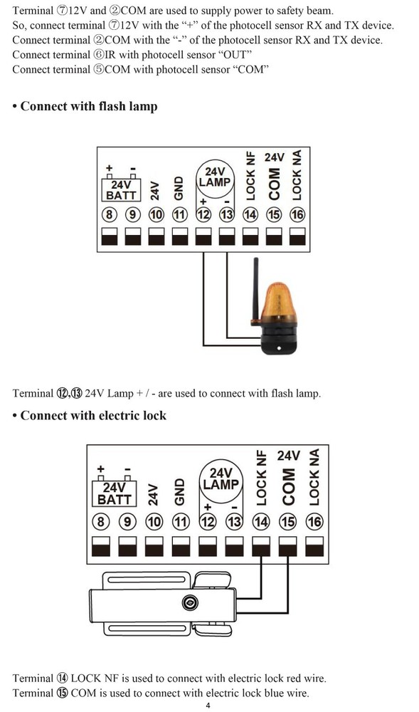 DC 24V PCB Board for Automatic Double Arms Swing Gate Opener Control Board Panel
