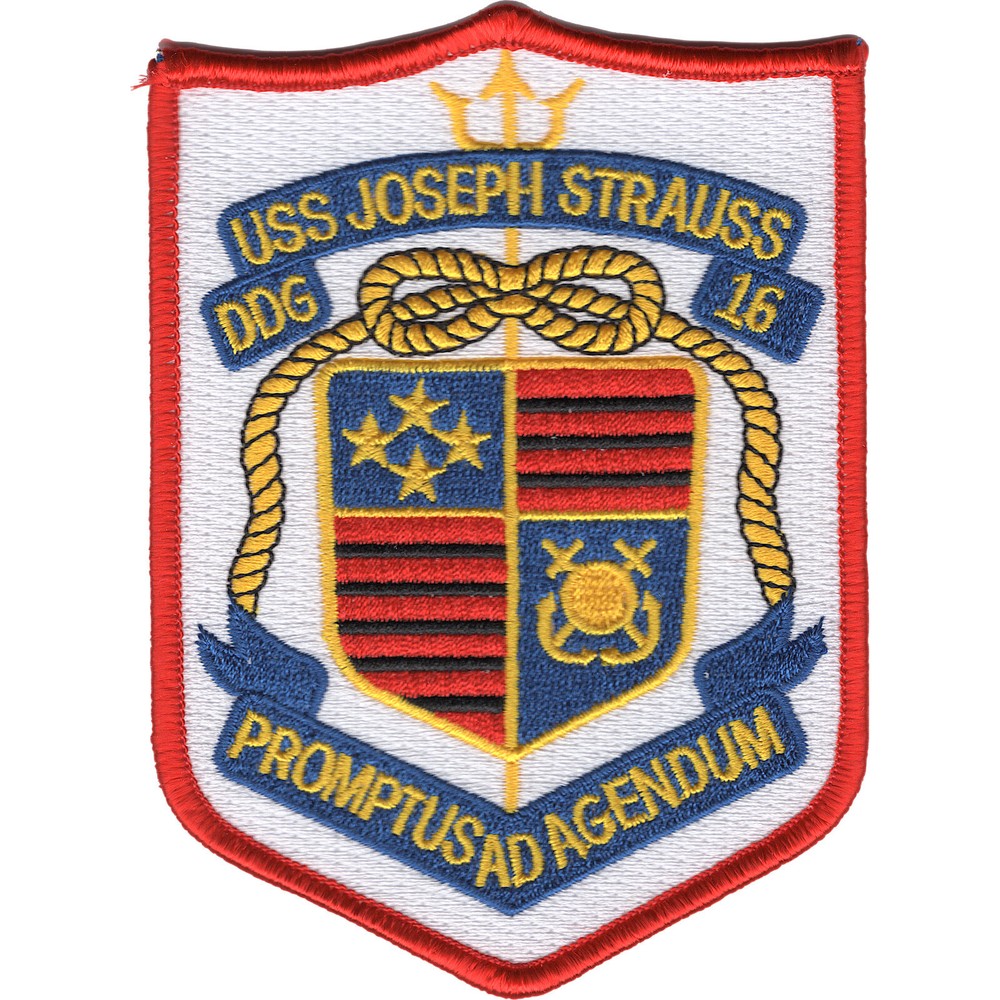 DDG-16 USS Joseph Strauss Patch
