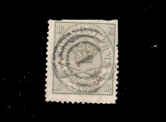 Denmark Scott 15 Used, SCV $175.00