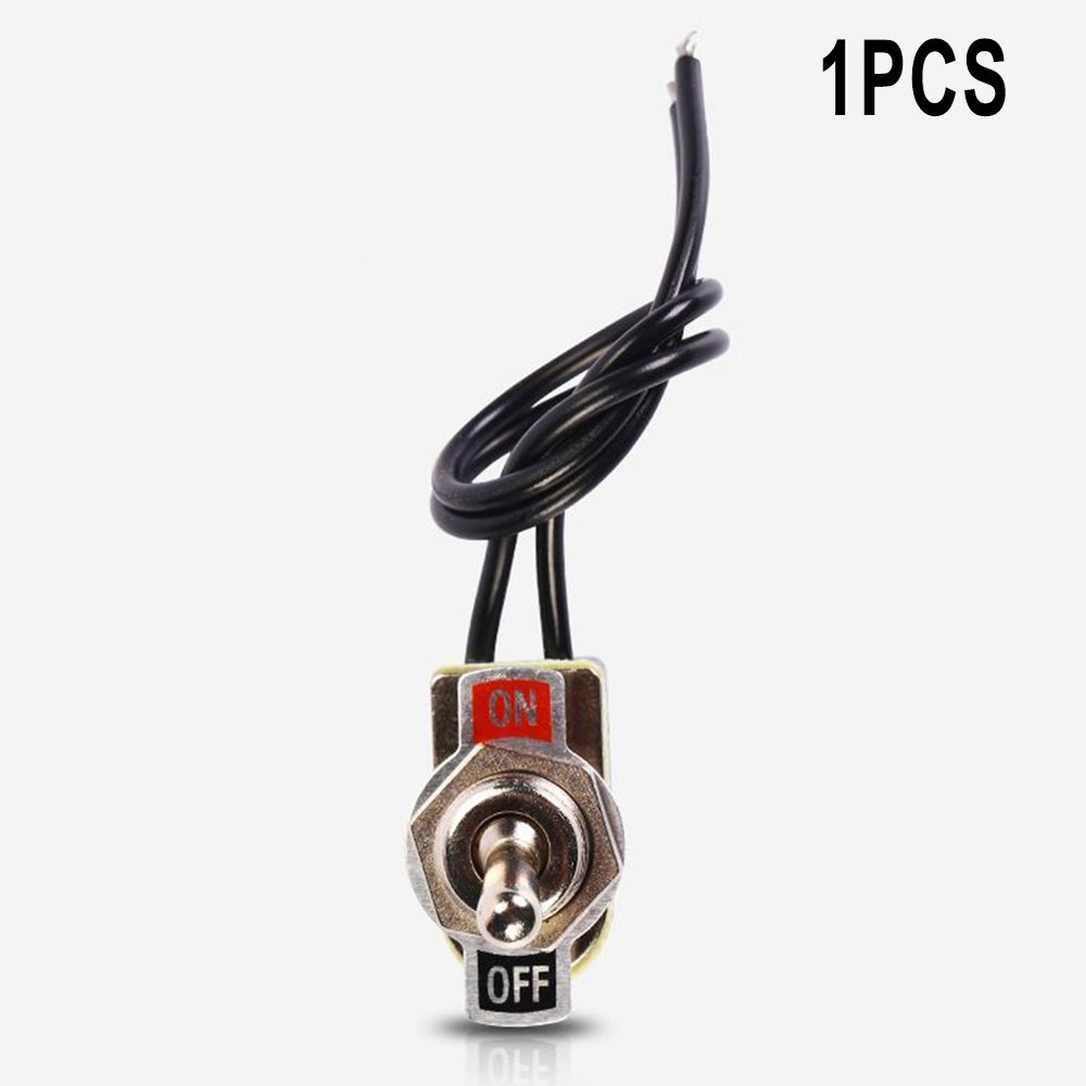 for TOGGLE Switch SPST 6A Rocker SPST Contacts Switch for TOGGLE 12mm Cutout