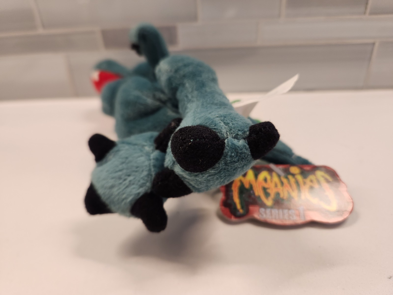 Boris the Mucousaurus Meanies Series 1 7" Plush 1997 Idea Factory Godzilla Spoof
