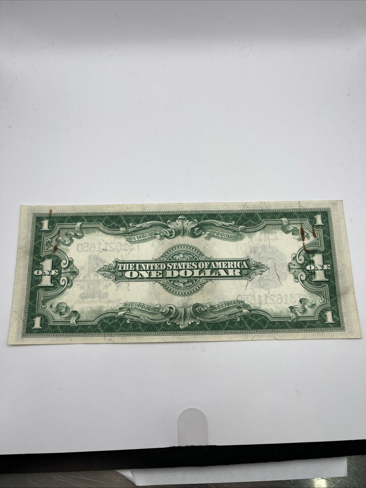 1923 $1 Silver Certificate Banknote Horse Blanket