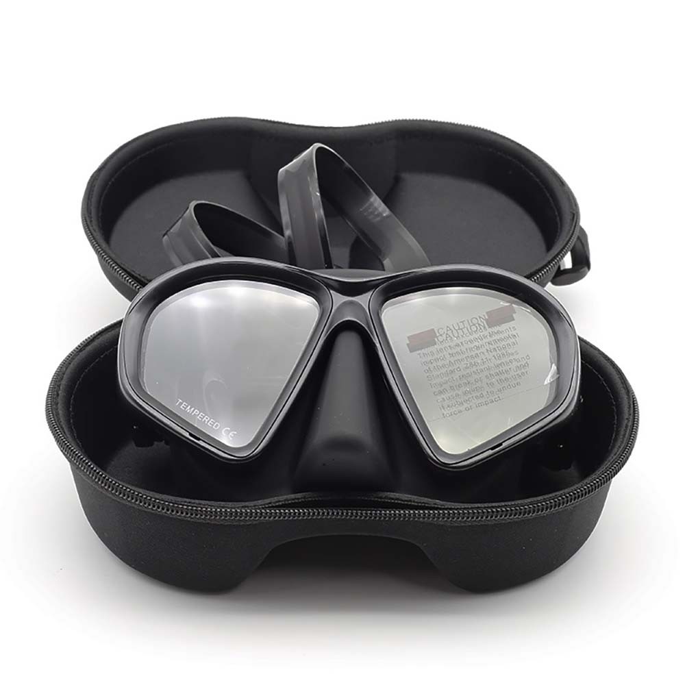Sturdy Clear Wide-View Secure Stable Low-Volume Free Diving Mask_Bracket version