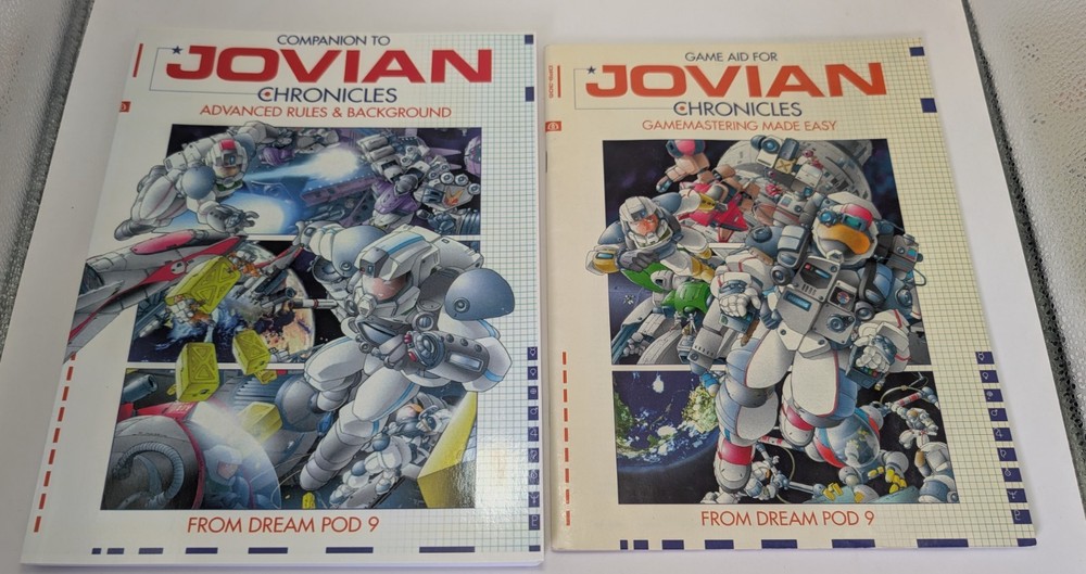 BUNDLE - Jovian Chronicles Core Rulebook + 4 Supplements (RPG Books)